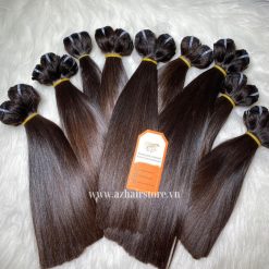 Wholesale-Price-Bone-Straight-Hair-Brown-Tip-100%-Raw-Human-Hair