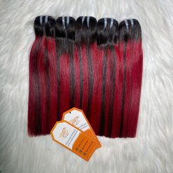 Top-notch-Highlight-Bone-Straight-Hair-Extensions-100%-Raw-Human-Hair-8''-32''