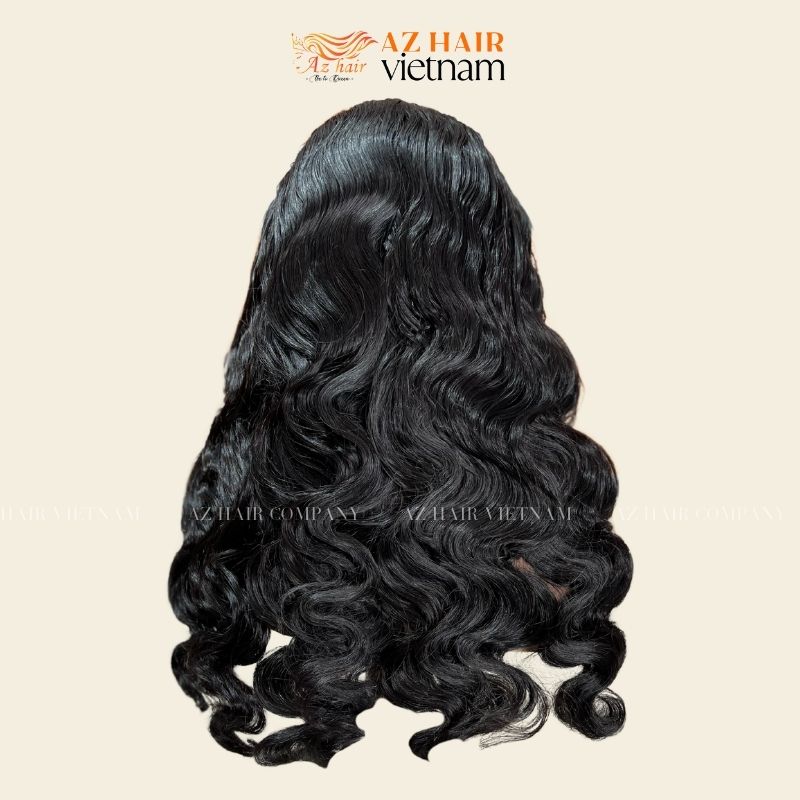 AZ Wavy Human Hair Wig