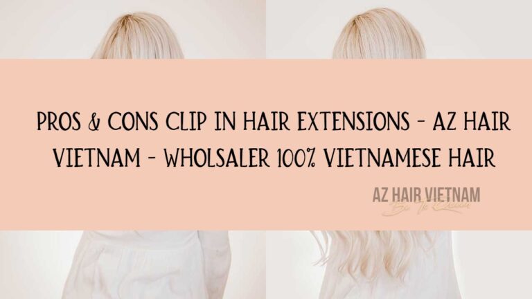 Pros and cons clip in hair extensions by AZ HAIR COMPANY