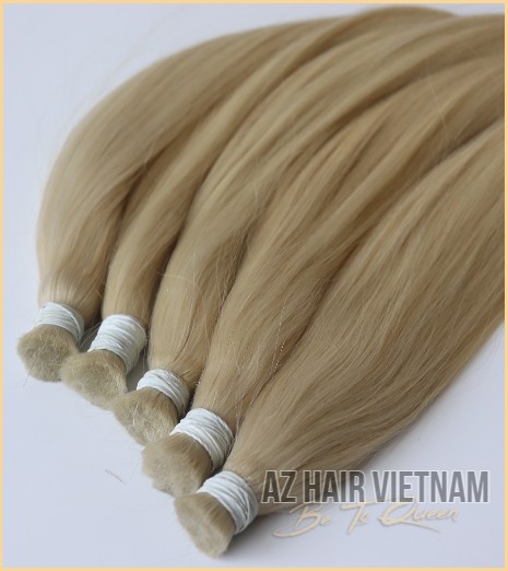 Bulk Straight Hair Extensions Color #60c Only Virgin Hair Vietnamese