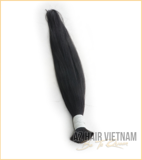 Hair Straight Bulk Natural Color Can Be Dye In All Colors Raw Hair Vietnam