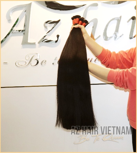 Bulk Straight Hair Black Color Vietnam Wholesale Price List Raw Hair.