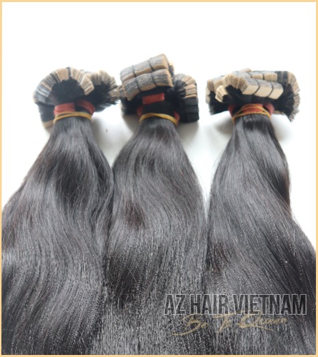 Tape-In Hair Extensions #1 Black Color Hair Vietnamese Quality - AZ Hair