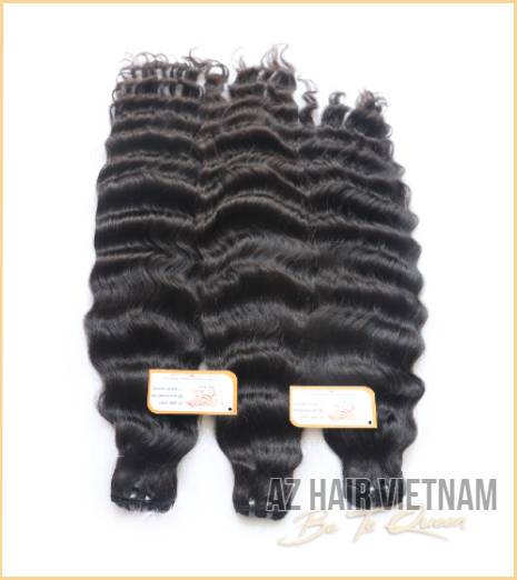 Deep Wavy Hair By Bundles Human Hair Vietnamese Quality