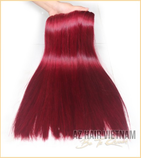 Super Double Drawn Straight Hair Color AZ11 Vietnamese Best Quality - AZ  Hair
