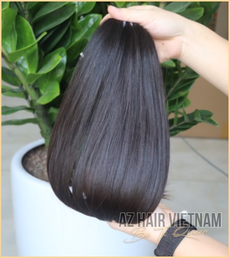 Weft Hair In 1 Bundles 100 Grams Straight Hair Extensions Vietnamese