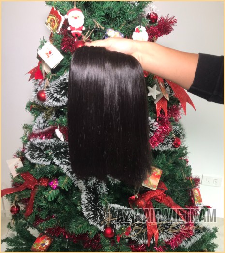 Bone Straight Hair Vietnamese Quality Natural Color Quality In Short Length