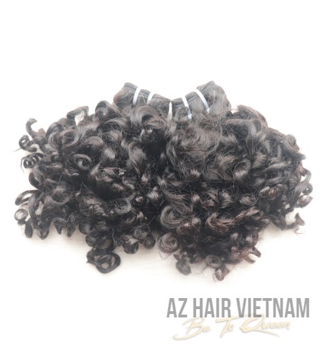 Weave Kinky Curly Natural Color Hair Best Quality Human Hair Extensions