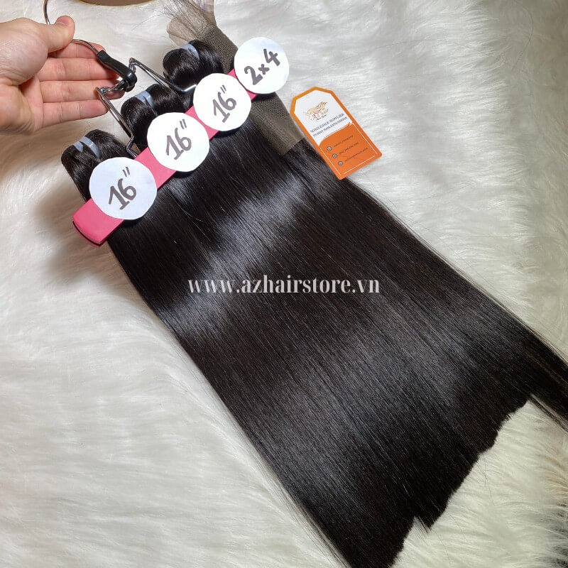 100% Vietnamese Bone Straight Hair In Natural Color Top-of-the-line Quality