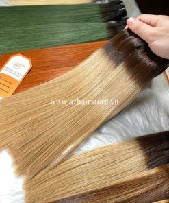 Special-Ombre-Bone-Straight-Hair-Extensions-100%-Vietnamese-Human-Hair