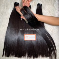 Vietnamese-Bone-Straight-Hair-Weft-Natural-Color-Enchanting-Elegance-Wholesale-Price