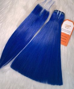 100%-Full-Cuticle-Bone-Straight-Blue-Color-Wholesale-Price