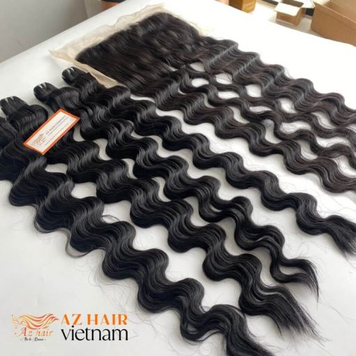 100%-Vietnamese-Weft Wavy-Hair-Extensions-Premium-Quality-Factory-Price