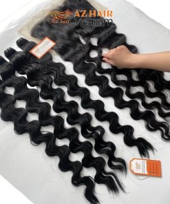 100%-Vietnamese-Weft Wavy-Hair-Extensions-Premium-Quality-Factory-Price