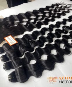 100%-Vietnamese-Weft Wavy-Hair-Extensions-Premium-Quality-Factory-Price