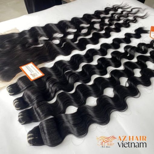 100%-Vietnamese-Weft Wavy-Hair-Extensions-Premium-Quality-Factory-Price