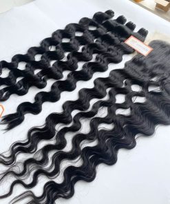 100%-Vietnamese-Weft Wavy-Hair-Extensions-Premium-Quality-Factory-Price