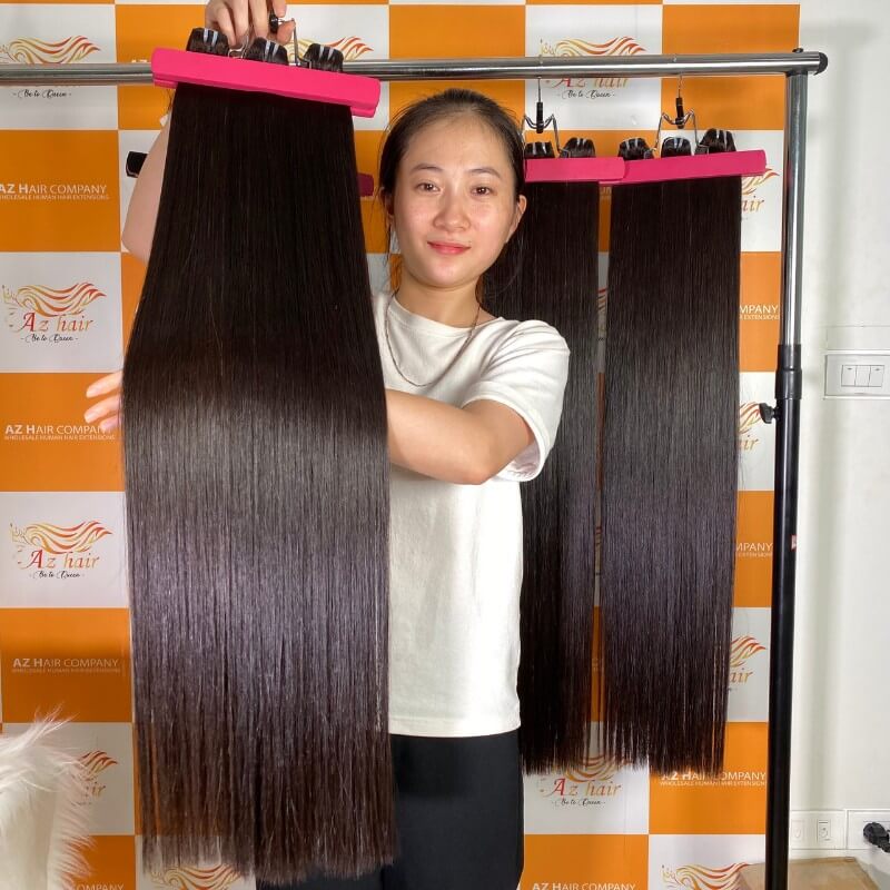 Premium Vietnamese Bone Straight Hair 12A-grade Quality Factory Price