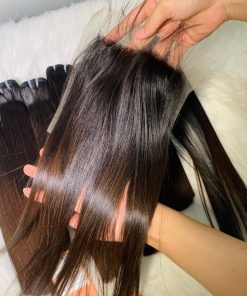 Premium-Vietnamese-Bone-Straight-Hair-8-32- Brown-Tip-Factory-Price