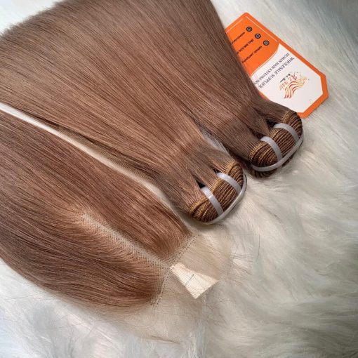 Top-Wholesale-Colored-Bone-Straight-Hair-Weft-100%-Human-Hair-Premium-Quality