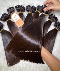 Wholesale-Price-Bone-Straight-Hair-Brown-Tip-100%-Raw-Human-Hair