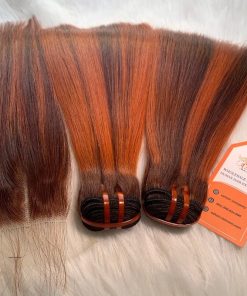 Wholesale-Price-Weft-Bone-Straight-Hair-Premium-Highlight -Color-100%-Human-Hair