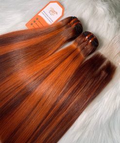 Wholesale-Price-Weft-Bone-Straight-Hair-Premium-Highlight -Color-100%-Human-Hair