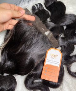 High-end-Wavy-Weft-Hair-Extensions-100%-Raw-Human-Hair-Factory-Price