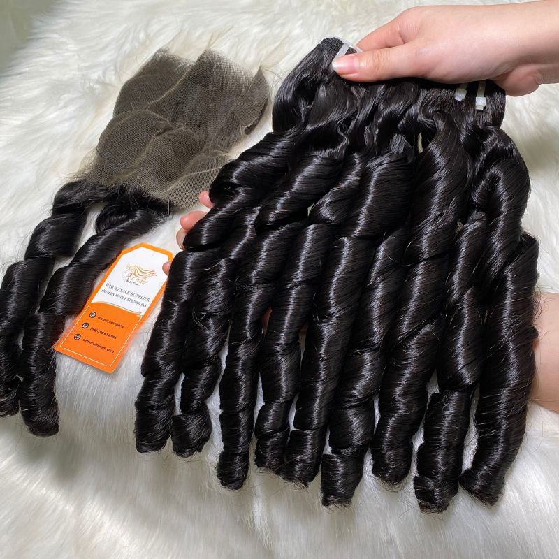 Premium Dancing Curly Hair Extensions Raw Hair Quality Wholesale Price