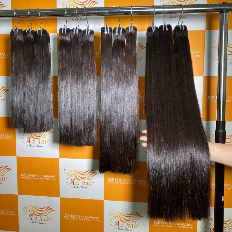 Top Notch Natural Color Bone Straight Hair Raw Hair Quality Wholesale Price