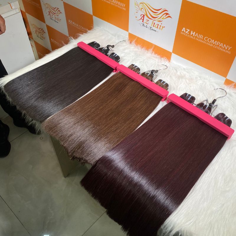 Best Selling Super Double Drawn Bone Straight Hair Wholesale Price