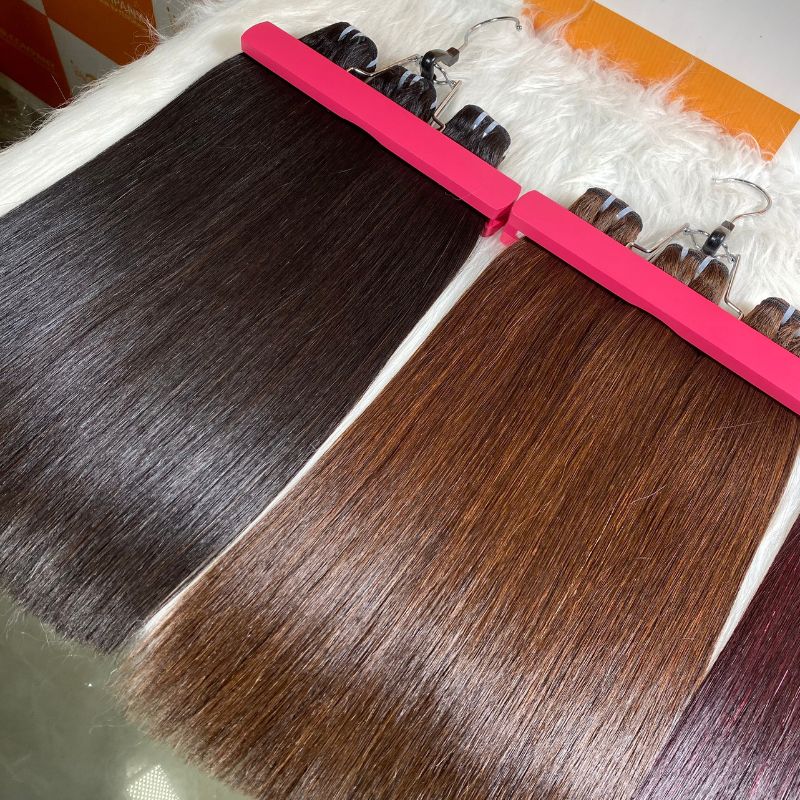 Best Selling Super Double Drawn Bone Straight Hair Wholesale Price