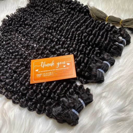 High-quality-Weft-Curly-Hair-Extensions-Premium-Hair-Quality-100%-Raw-Hair