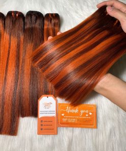 Highlight-Colored-Bone-Straight-Hair-Premium-Hair-Quality-Factory-Price