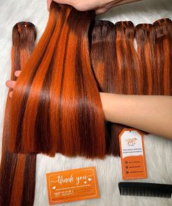 Highlight-Colored-Bone-Straight-Hair-Premium-Hair-Quality-Factory-Price