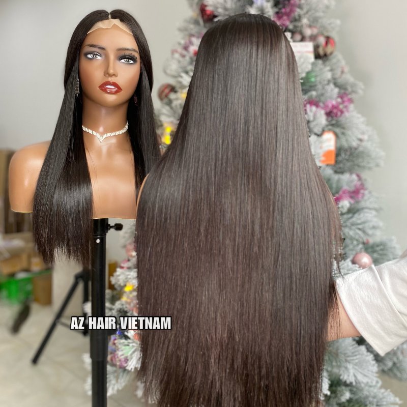 Luxurious 100% Human Hair Wigs Top-Notch Hair Quality Super Straight Hair Texture