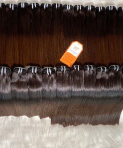 Luxury-Bone-Straight-Hair-Weft-Brown-Tip-Color-High-Quality-Wholesale-Price