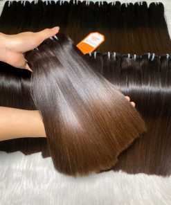 Superior-Vietnamese-Bone-Straight-Hair-Brown-Tip-100%-Raw-Vietnamese-Hair